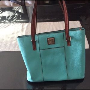 Dooney & Bourke turquoise purse.